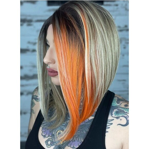 Rebel Gypsy free-part bob Mistletoe Wig main image 5